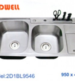 chậu inox Coldwell 2D1BL9546