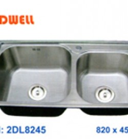 chậu inox Coldwell 2DL8245